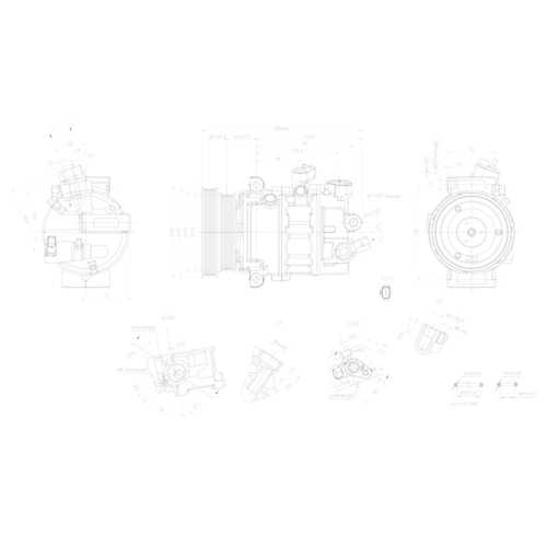 HELLA Kompressor, Klimaanlage >>> Easy2Fit <<< 8FK 366 200-311