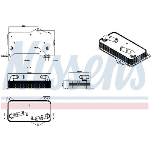 NISSENS &Ouml;lk&uuml;hler, Automatikgetriebe ** FIRST FIT ** 91526