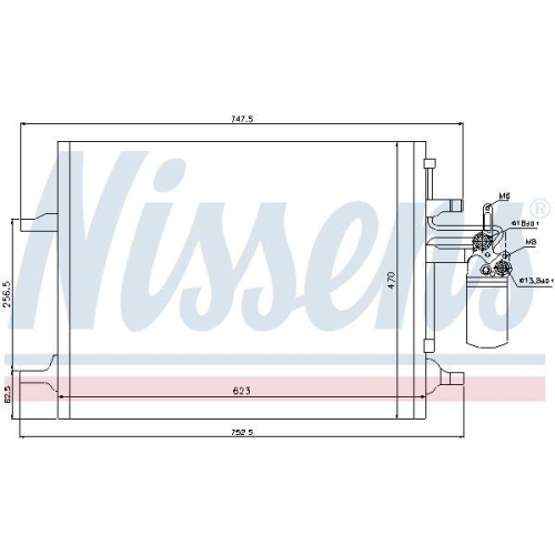 NISSENS Kondensator, Klimaanlage ** FIRST FIT ** 940159