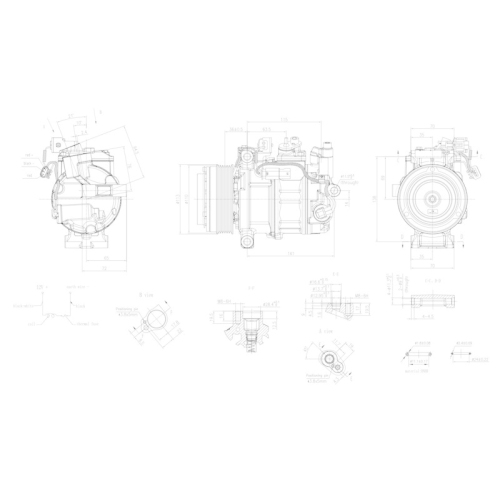 HELLA Kompressor, Klimaanlage >>> Easy2Fit <<< 8FK 366 200-421