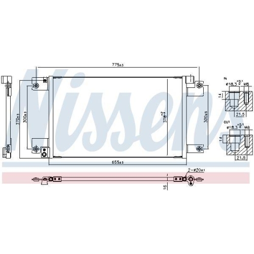 NISSENS Kondensator, Klimaanlage ** FIRST FIT ** 940991