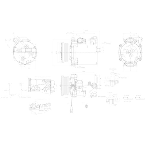 HELLA Kompressor, Klimaanlage >>> Easy2Fit <<< 8FK 366 200-451
