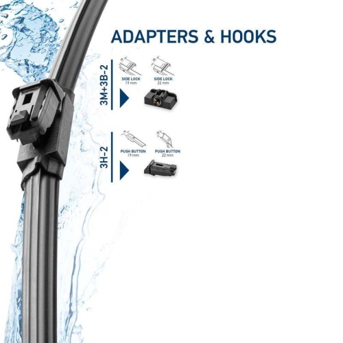 HELLA Wischblatt EasySets 9XW 358 164-081