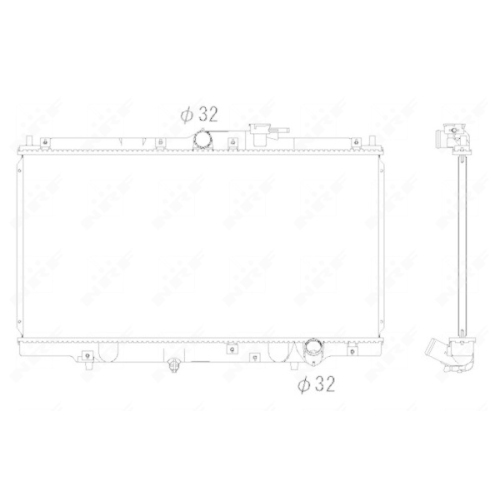NRF K&uuml;hler, Motork&uuml;hlung EASY FIT 526717