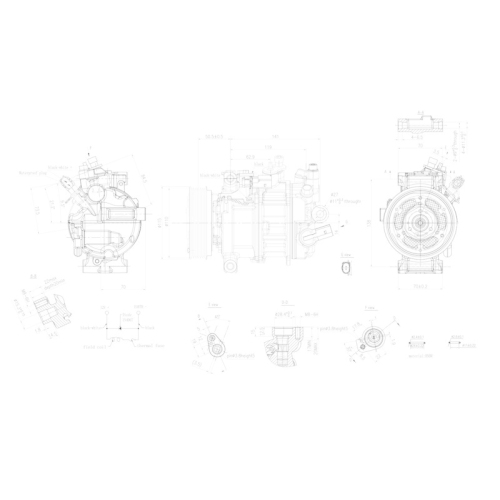 HELLA Kompressor, Klimaanlage >>> Easy2Fit <<< 8FK 366 200-481