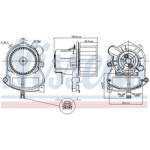 NISSENS Innenraumgebläse 87801