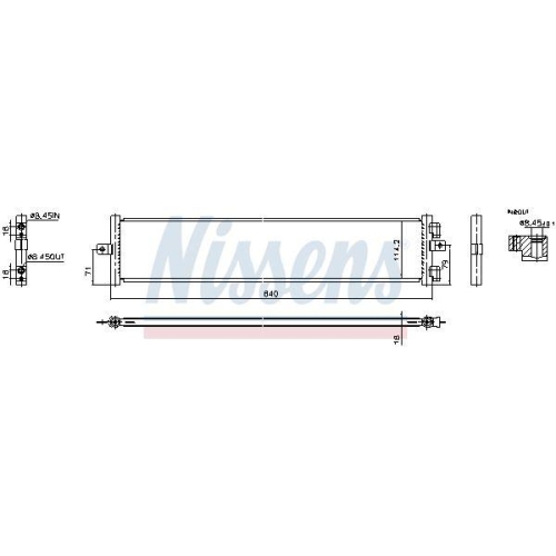 NISSENS Kondensator, Klimaanlage ** FIRST FIT ** 941309