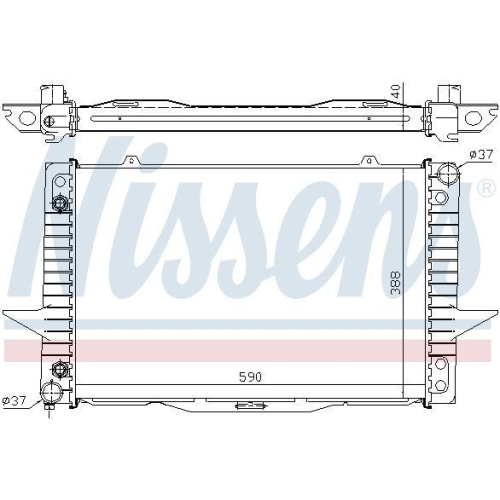 NISSENS K&uuml;hler, Motork&uuml;hlung 65535A