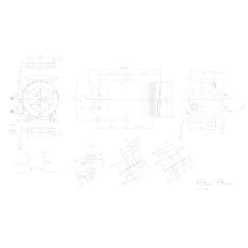 HELLA Kompressor, Klimaanlage >>> Easy2Fit <<< 8FK 366 200-571