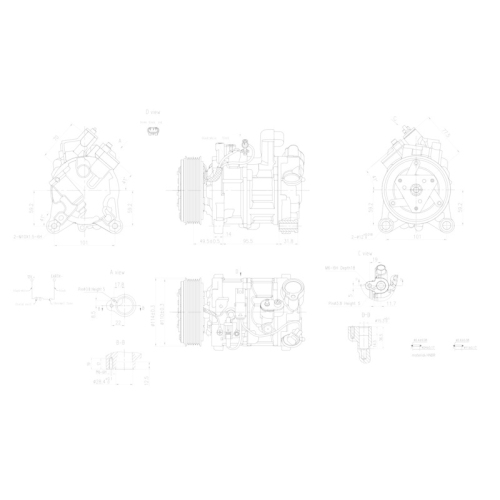 HELLA Kompressor, Klimaanlage >>> Easy2Fit <<< 8FK 366 200-621