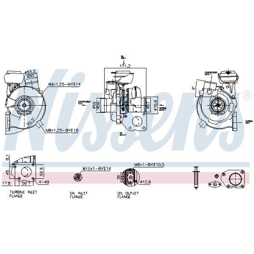 NISSENS Lader, Aufladung ** FIRST FIT ** 93793