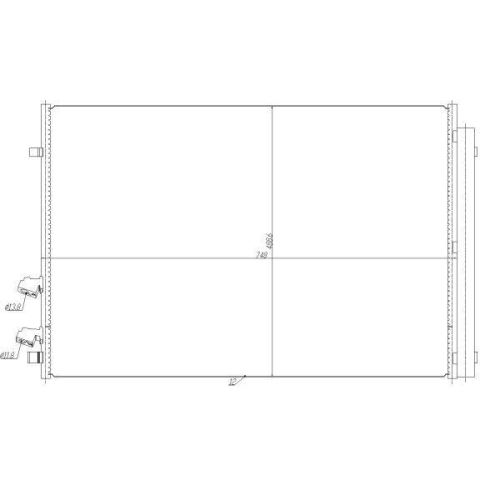 NRF Kondensator, Klimaanlage EASY FIT 350477