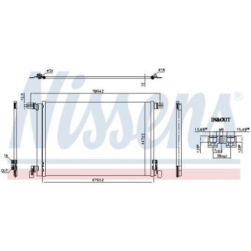 NISSENS Kondensator, Klimaanlage ** FIRST FIT ** 941266