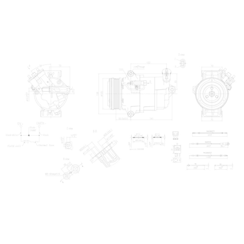 HELLA Kompressor, Klimaanlage >>> Easy2Fit <<< 8FK 366 200-761
