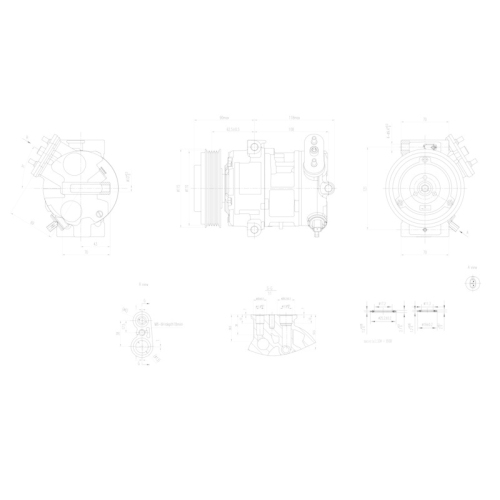 HELLA Kompressor, Klimaanlage >>> Easy2Fit <<< 8FK 366 200-791