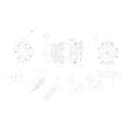 HELLA Kompressor, Klimaanlage >>> Easy2Fit <<< 8FK 366 200-811