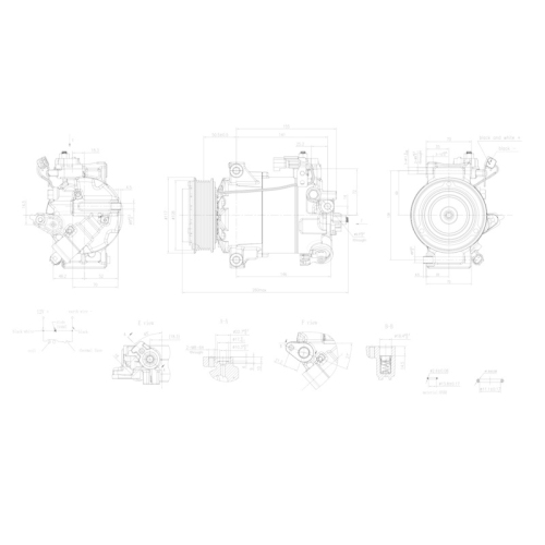 HELLA Kompressor, Klimaanlage >>> Easy2Fit <<< 8FK 366 200-841