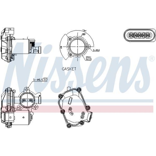 NISSENS AGR-Ventil ** FIRST FIT ** 98419