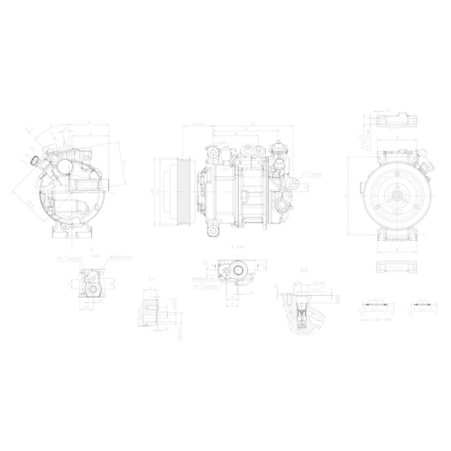 HELLA Kompressor, Klimaanlage >>> Easy2Fit <<< 8FK 366 200-881