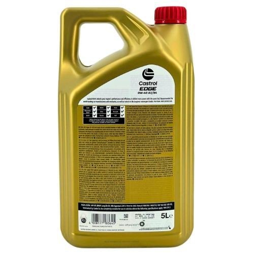Motor&ouml;l Castrol Edge 0W-40 A3/B4 VW MB 229.5 BMW Longlife RN 10 Liter 15F6B7