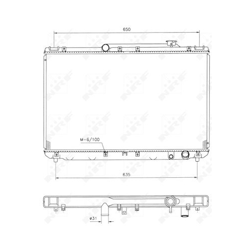 NRF Kühler, Motorkühlung EASY FIT 506721
