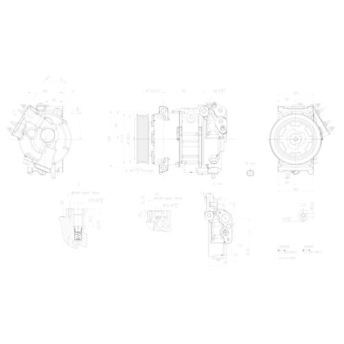 HELLA Kompressor, Klimaanlage >>> Easy2Fit <<< 8FK 366 200-981