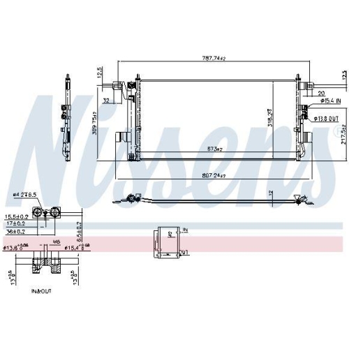 NISSENS Kondensator, Klimaanlage ** FIRST FIT ** 941373