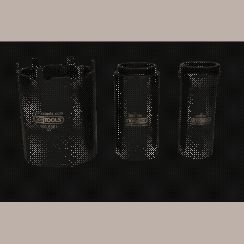 Nutmuttern-Schl&uuml;ssel-Satz mit 2 F&uuml;hrungsrohren f&uuml;r MAN 102 mm 3-tlg KS TOOLS