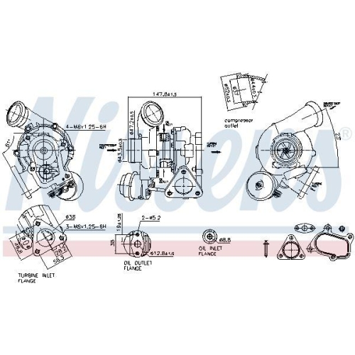 NISSENS Lader, Aufladung ** FACTORY NEW ** 93080