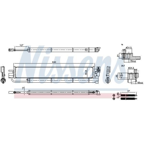 NISSENS Kondensator, Klimaanlage ** FIRST FIT ** 941325