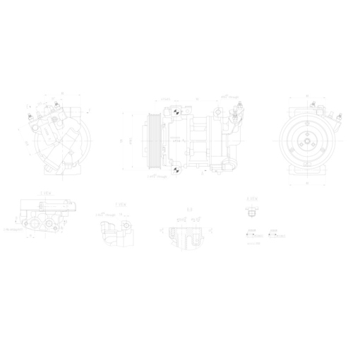 HELLA Kompressor, Klimaanlage >>> Easy2Fit <<< 8FK 366 201-131