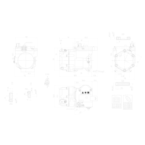 HELLA Kompressor, Klimaanlage >>> Easy2Fit <<< 8FK 366 201-161