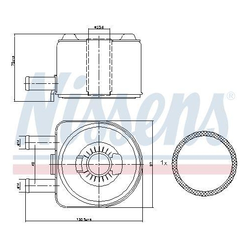 NISSENS &Ouml;lk&uuml;hler, Motor&ouml;l ** FIRST FIT ** 90603