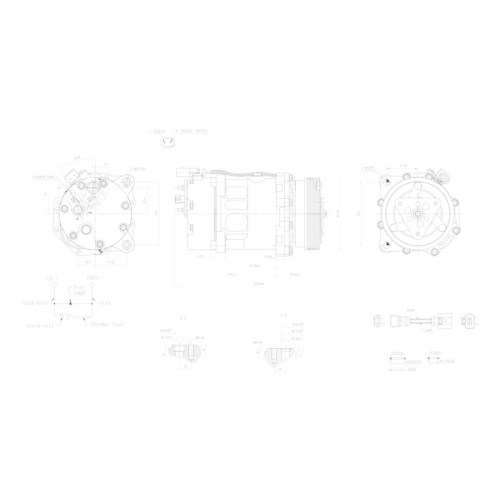 HELLA Kompressor, Klimaanlage >>> Easy2Fit <<< 8FK 366 201-791