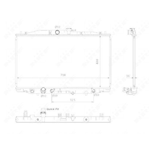 NRF K&uuml;hler, Motork&uuml;hlung EASY FIT 53393