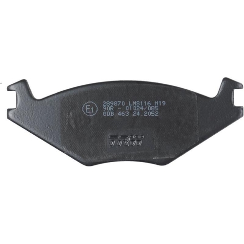 TRW Bremsbelagsatz, Scheibenbremse COTEC GDB463