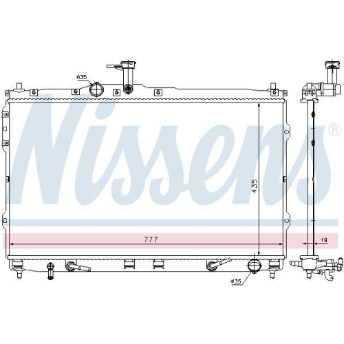 NISSENS K&uuml;hler, Motork&uuml;hlung 67474