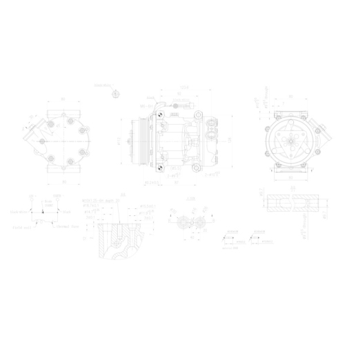 HELLA Kompressor, Klimaanlage >>> Easy2Fit <<< 8FK 366 201-801