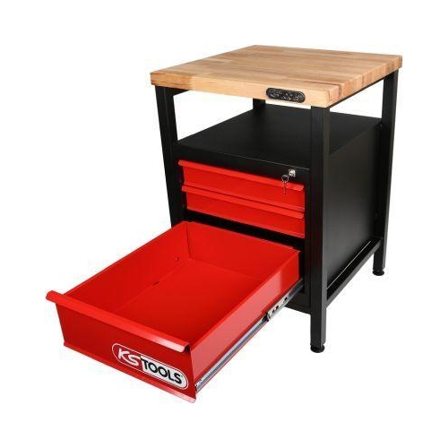 Werkbank mit 3 Schubladen, H840xB600xT600mm KS TOOLS 865.0010