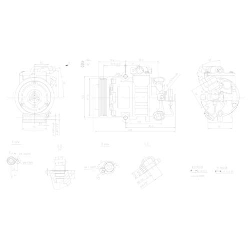 HELLA Kompressor, Klimaanlage >>> Easy2Fit <<< 8FK 366 201-811