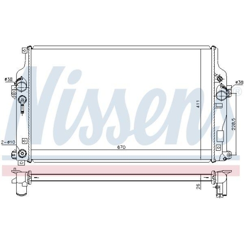 NISSENS K&uuml;hler, Motork&uuml;hlung ** FIRST FIT ** 646865