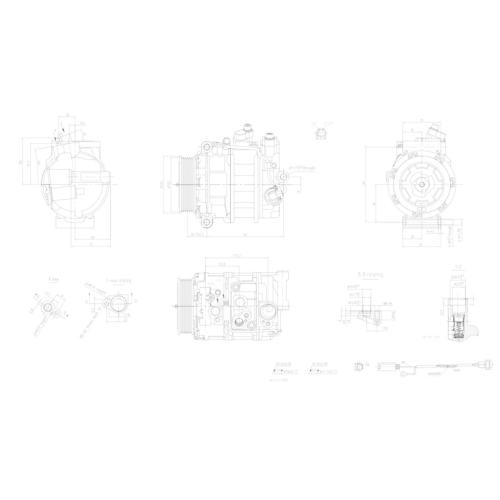 HELLA Kompressor, Klimaanlage >>> Easy2Fit <<< 8FK 366 201-851