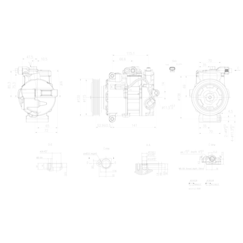 HELLA Kompressor, Klimaanlage >>> Easy2Fit <<< 8FK 366 201-861