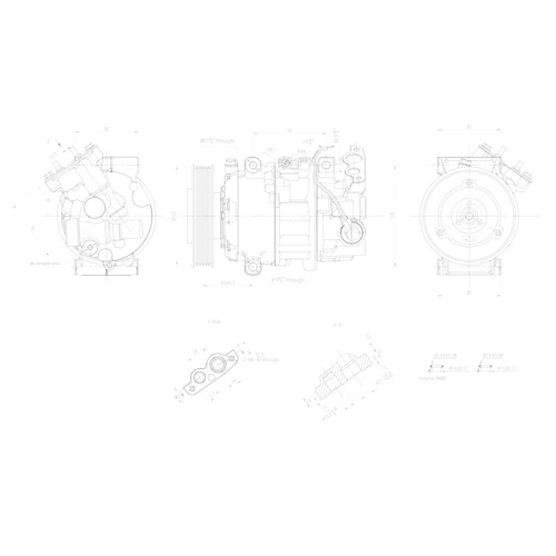 HELLA Kompressor, Klimaanlage >>> Easy2Fit <<< 8FK 366 200-681