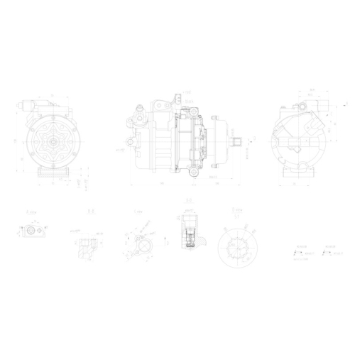 HELLA Kompressor, Klimaanlage >>> Easy2Fit <<< 8FK 366 201-101