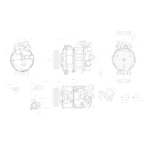 HELLA Kompressor, Klimaanlage >>> Easy2Fit <<< 8FK 366 200-961