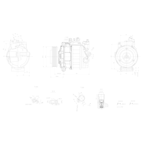 HELLA Kompressor, Klimaanlage >>> Easy2Fit <<< 8FK 366 200-201