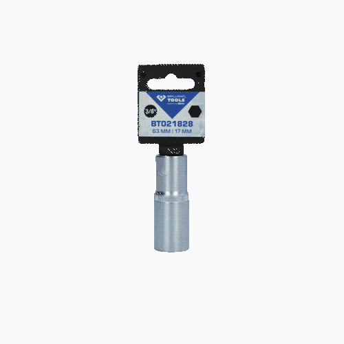 3/8 Zoll Sechskant-Stecknuss, lange Ausf&uuml;hrung, 17 mm BRILLIANT TOOLS BT021828