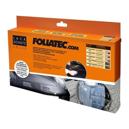 Foliatec Auto Lackschutzfolie Set 30x165cm Folie transparent Steinschlagschutz