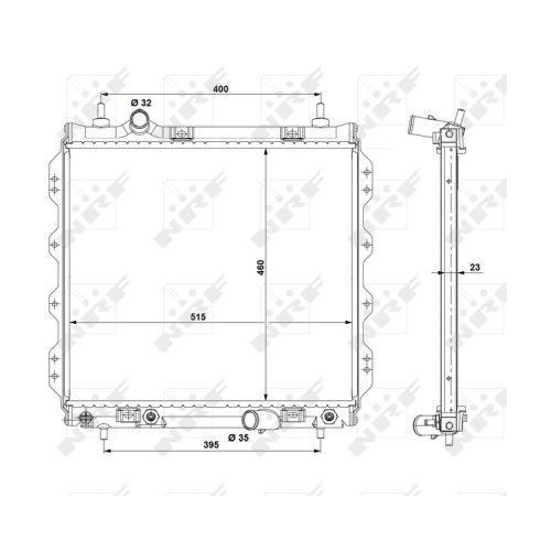 NRF K&uuml;hler, Motork&uuml;hlung EASY FIT 53337